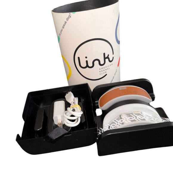 Link AKC Smart Dog Collar With Charger & Box